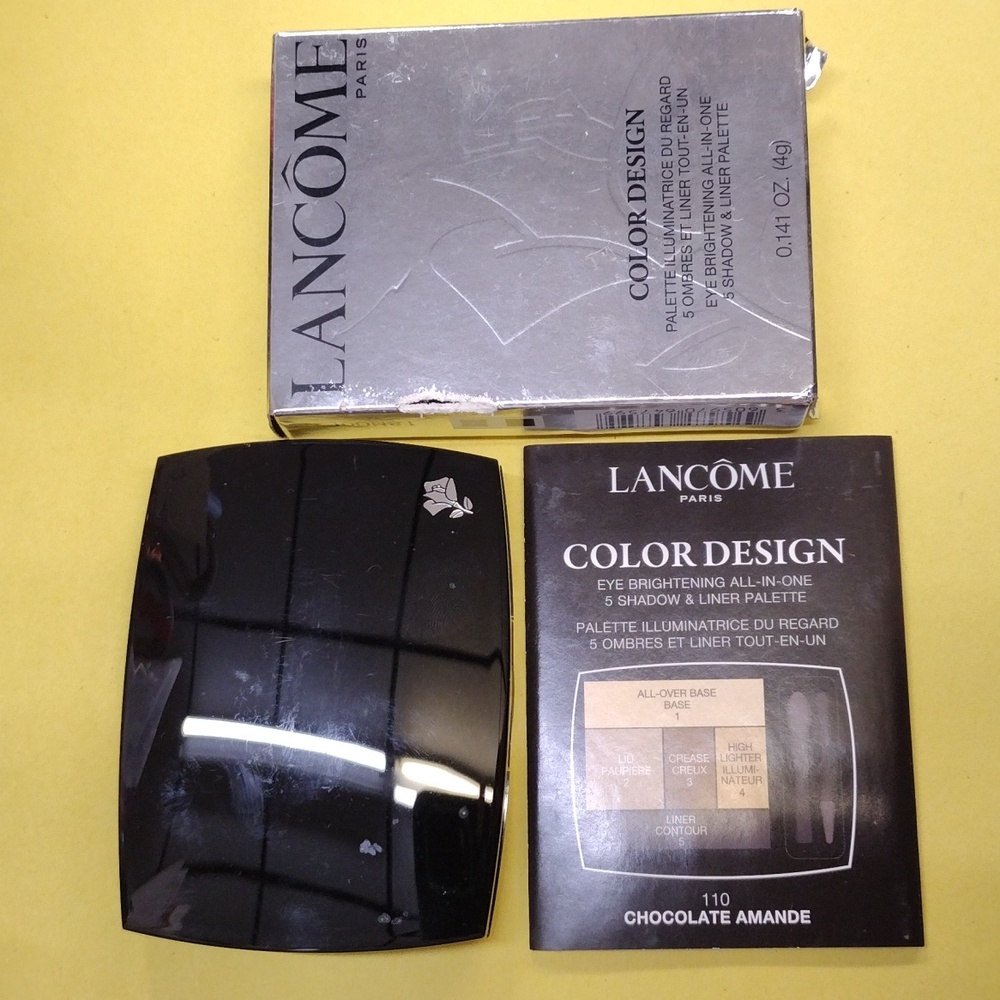 Lancome Paris color design 110 chocolate amande